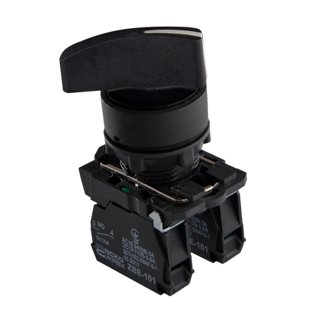 Кнопка поворотная 3-х позиционная, удлиненная ручка, TB5-AJ33, АСКО-УКРЕМ, A0140010161 - 1