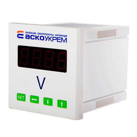 Вольтметр цифровой АСКО-УКРЕМ ЦВ-8, 600В, АС, 80х80, A0190010120