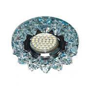 Светильник точечный Feron CD2542, MR-16, G5.3, прозрачный, LED подсветка, RGB, 4572