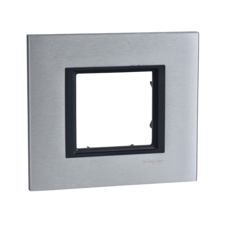 Рамка Schneider Electric Uniсa Class 1-я, алюминий, MGU68.002.7A1 - 1