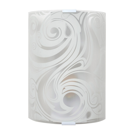 Светильник настенно-потолочный ДеКоРа, Зеус, Е27, 1х60W, 250х190 мм, белый, 46134 - 1