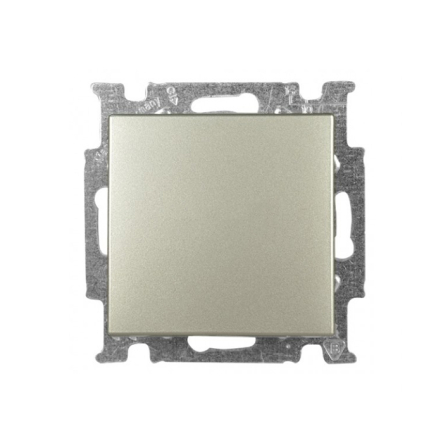Выключатель однаклавишный ABB Basic 55, 2006/1 UC-93-507, шампань - 1