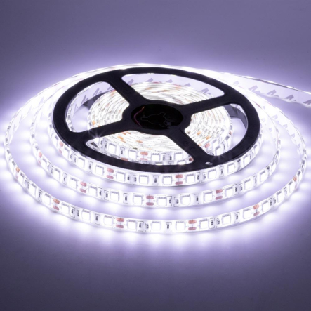Светодиодная лента белая 12V smd5050 60led/м 14,4W/м IP65 MTK 1015436 - 1