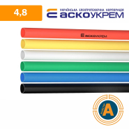 Трубка термоусадочная (ТУТ), АСКО-УКРЕМ d - 4.8 мм., красная, с клеевым слоем, A0150040116