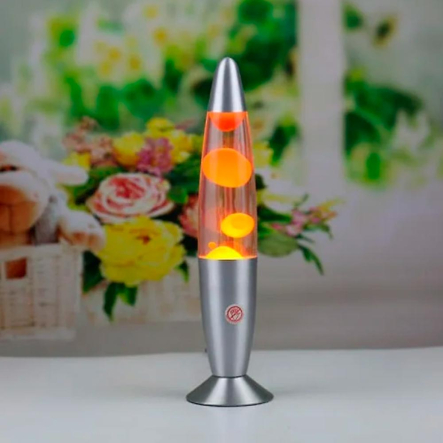 Светильник-ночник Лава лампа 37см 25Вт 220В Оранжевый