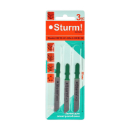 Пилка для лобзика Sturm 9019-01-50x3-HCS-32, 50мм дерево (уп. 3шт)