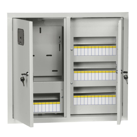 Корпус металевий обліково-розподільний 48 модулів, ЩУРв-3/48зо-1 36 УХЛ3, IP31, IEK, MKM35-V-48-31-ZO - 1