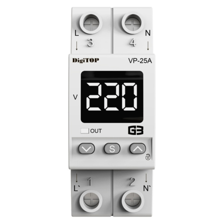 Реле напряжения DigiTOP VP-25A M2W