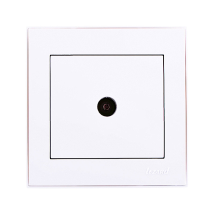 Розетка Lezard RAIN ТВ проходная, белая, 703-0288-129 - 1