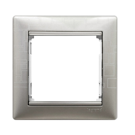 Рамка 1 пост LEGRAND Valena, 770341, алюминий модерн - 1