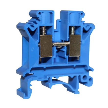 Клеммная TNSY КНГ-UK10 76А, 0,5-10мм2, винтовая, синяя, наборная на DIN-рейку, с маркером, без крышки, 5506252 - 1