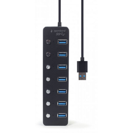 Хаб Gembird UHB-U3P7P-01 на 7 портов USB 3.0