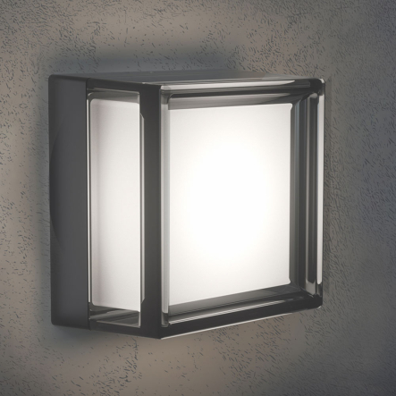 Светильник LED VIDEX BHD02, 9W, 2800-4000-6000K, чёрный квадрат 130 x130x78мм, VL-BHD02-09CBB