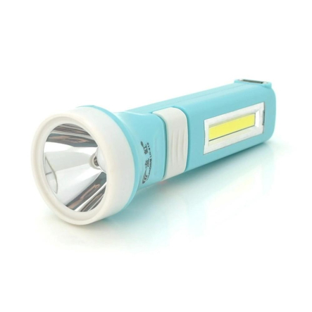 Фонарь ручной LH-910+Solar, 1+1 режим, встроенный аккумулятор, 220B, Blister - 1