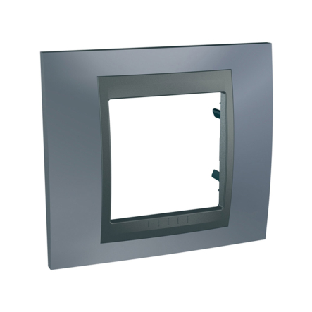Рамка 1-местная металлик/графит Schneider Electric Uniсa TOP, MGU66.002.297 - 1