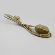 Провід SKARLAT PRH-002-12, 2х0,5, з дімміруемим перемикачем, золото