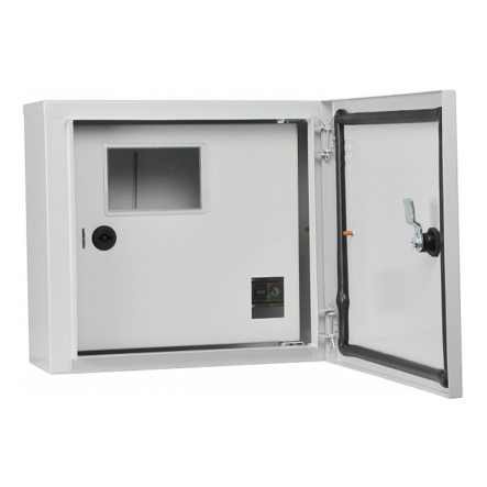 Щит учёта металлический Light АСКО-Укрем, 301x330x150, IP54, навесной, серия UBox, A0260030015