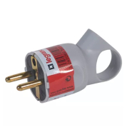 Вилка Legrand 2К+3 серая, 050192