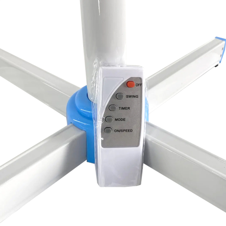 Вентилятор напольный Crown FS-1616-R, с пультом