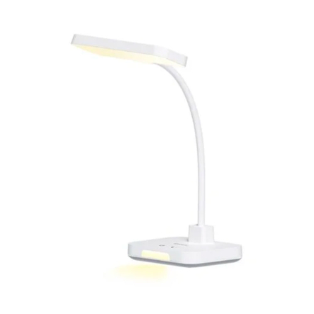 Настольная лампа аккумуляторная LED MAXUS 1-MDL-5W-WBS, Desk Lamp, 5W, 3CCT WH Battery Square, белая