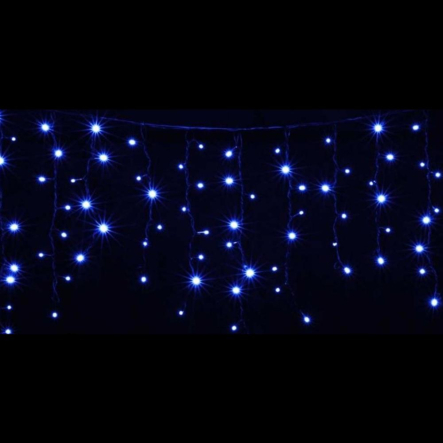 Гирлянда внешняя DELUX, ICICLE, 120LED, 2х0,9м, синяя/белая, IP44 - 1