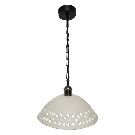 Підвіс ДеКОРа БЕРЕЗНЯ 1х60W, E27, кераміка, білий, 33111 - 1