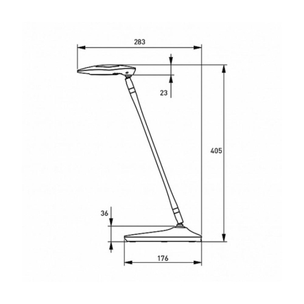 Настольная лампа EUROLAMP LED 5W 3000-6500K black