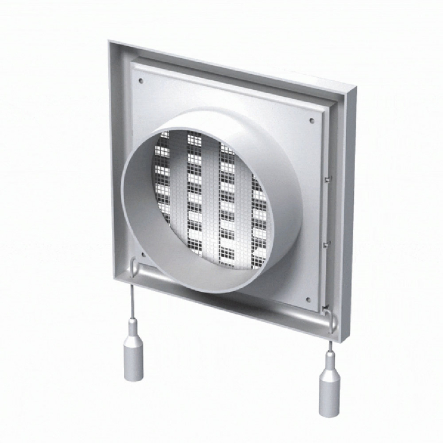 Решетка вентиляционная Вентс МВ 100 ВРс, 0000222602, ш154*в110мм 