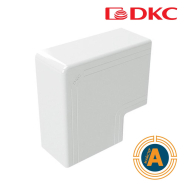 NPAN Кут плоский (90°), ДКС, 01741, 100х40, білий, RAL9001