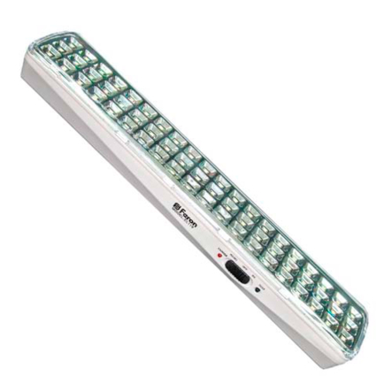 Светильник аккумуляторный Feron EL119, 60LED, белый, AC/DC, 365x70x35мм, 4465