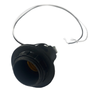 Патрон Е14 люстровий чорний (427-1)