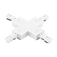 Перехідник для рейлів LEDMAX, "T"-1-PHS ADAPTER, білий