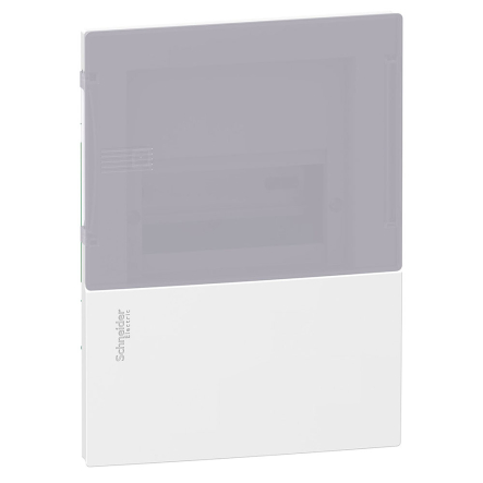 Щит распределительный врезной Schneider Electric Mini Pragma на 6 модулей, дымчатая дверь, MIP22106T - 1