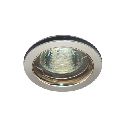 Светильник точечный Feron DL1020, MR16 GU5.3 50W, 12 В, 50 Вт, 75х25 мм., блестящий/черный алюминий/золото - 1