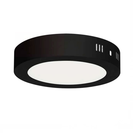 Світильник накладний HOROZ, CAROLINE-18, 18W, 6400K, 1300Lm, коло, D 210 мм, чорний, 016-025-0018-050 - 1