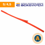 Трубка термоусаживаемая (ТУТ), АСКО-УКРЕМ, d - 9/4,5 мм., красная, A0150040364