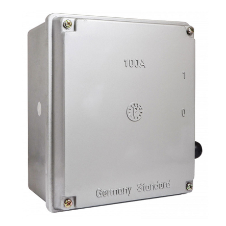 Рубильник АСКО-УКРЕМ QS5-100A, 100 А разрывной 1-0 в корпусе, A0100010010