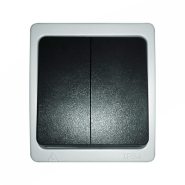 Вимикач двоклавішний IP54 BUKO