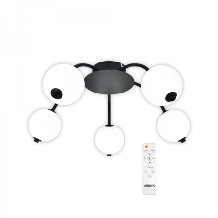 Світильник LED Ardero PRIMA NERO AL6475-1ARD 45W, 3000K-6000K, 4150Lm, чорний - 1