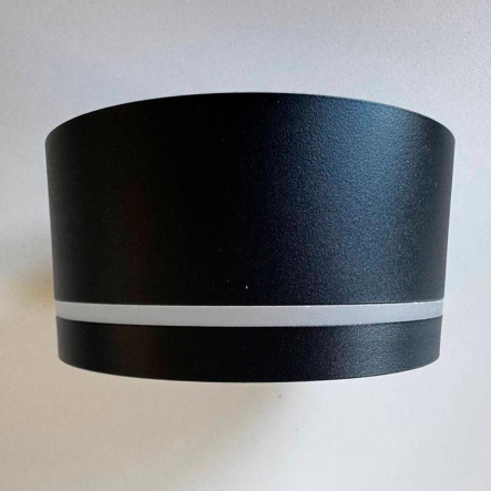 Светильник накладной Ardero ML403 под лампу GX53, IP20, чёрный, круг 100х50мм