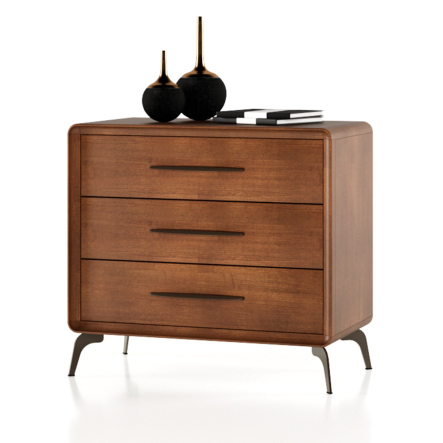 Комод Мебус Модена 3Ш, 950х500х870 мм, дуб трюфель - 1