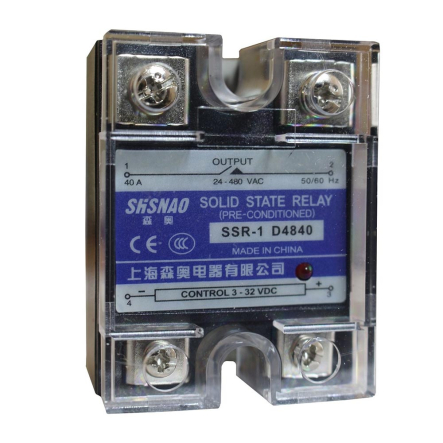 Реле твердотельное TNSy SSR-1 D4840 40A 24-480VAC/3-32VDC 20mA, TNSy5505564 - 1