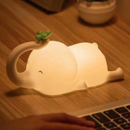 Нічник-іграшка Слонік VALESO D5, 2W, 3000K, 178х90х85 мм, харчовий силікон