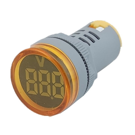 Вольтметр TNSy AD22V 60-500В АC желтый, TNSy5503352