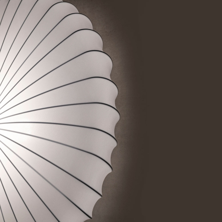 Потолочный светильник Axo Light Muse, 1х60W, Е27, белый, d=40cm