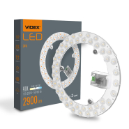 Модуль светодиодный VIDEX VL-MLC-244, 24W, 2900 Lm, 4000К, 120°, 215x23mm, IP20