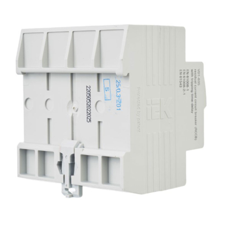 Устройство защитного отключения УЗО IEK ВД1-63S, 4Р, 25А, 300мА, селективное, MDV12-4-025-300