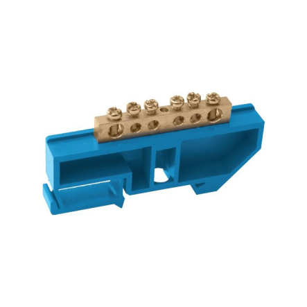 Шина N "ноль" на DIN-изоляторах ШНИ-8х12-4-Д-C IEK - 1