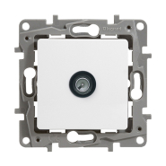 Розетка TV кінцева Legrand Etika, 672251, біла