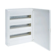 Щит накладной Hager GOLF VA48CN, 54 модуля (3х18), с белыми дверцами